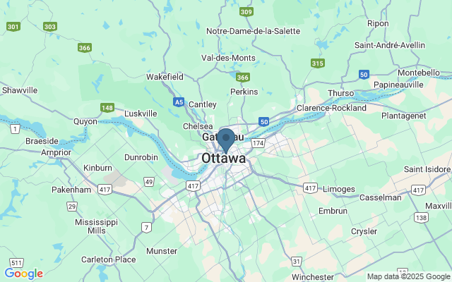 Kaart met locatie ByWard Market